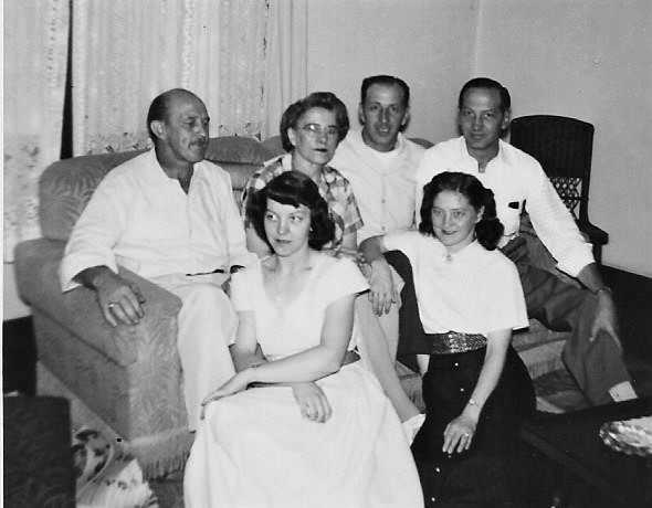 LaFon, brothers and sisters and mother 001