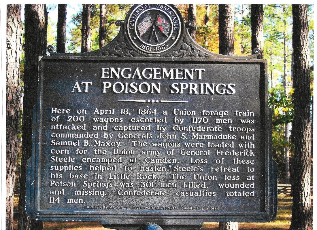 hodges, asa, poison springs battle, 1864, (clarry dudley) 001