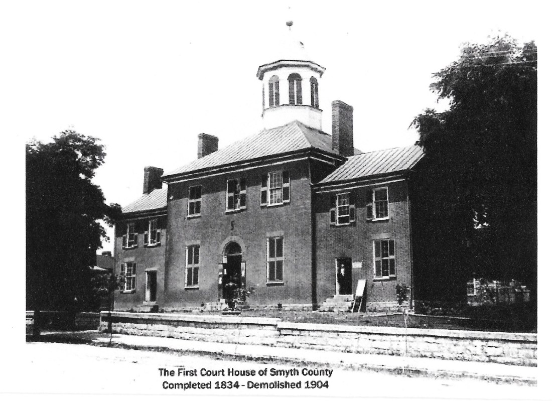 Smyth County Courthouse, 1834, file under Thomas 001