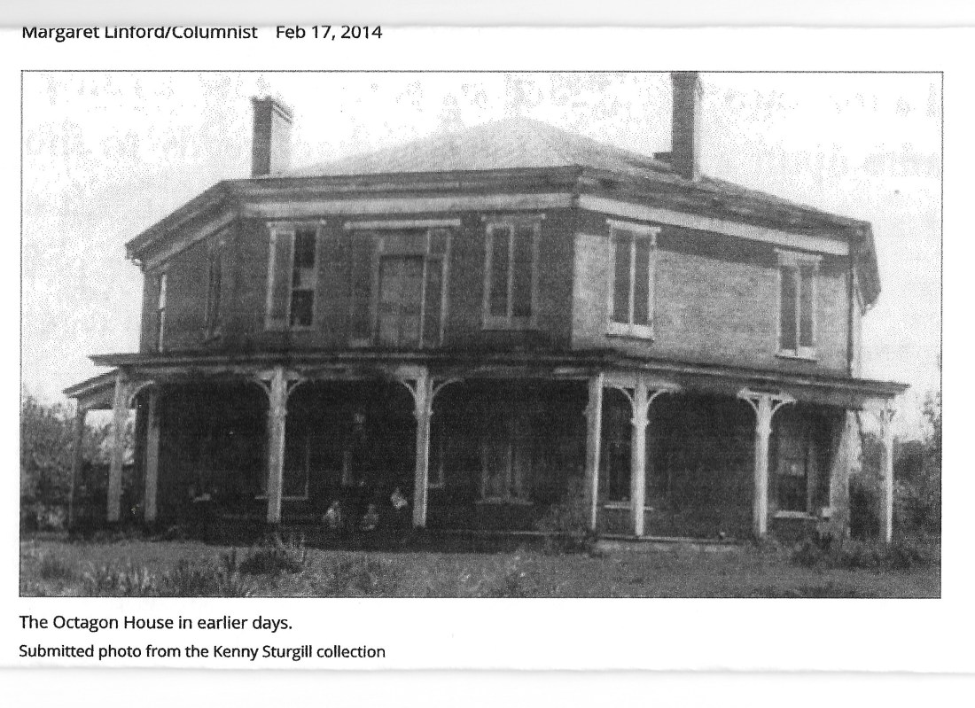 Thomas, Abijah, Octagon house, earlier days 001