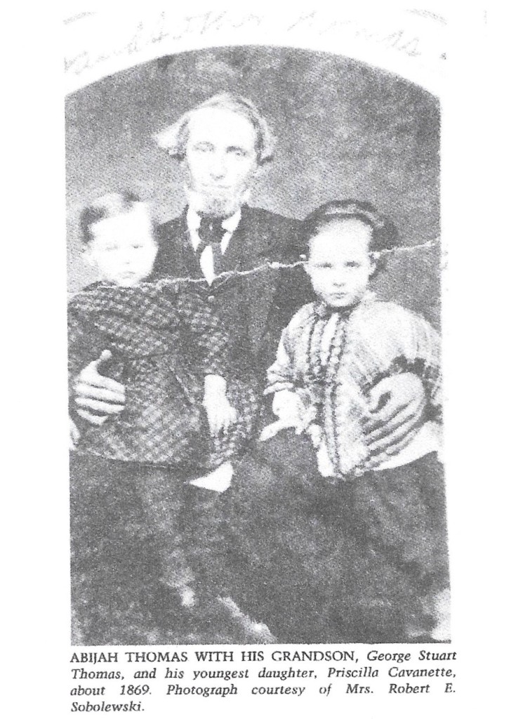 Thomas, Abijah, with grandson, picture, 1869 001