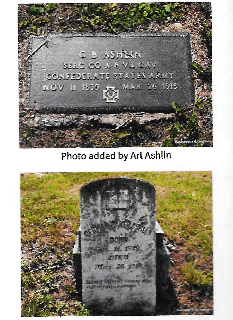 Ashlin, German B, grave 2, 1915, Smyth VA 001