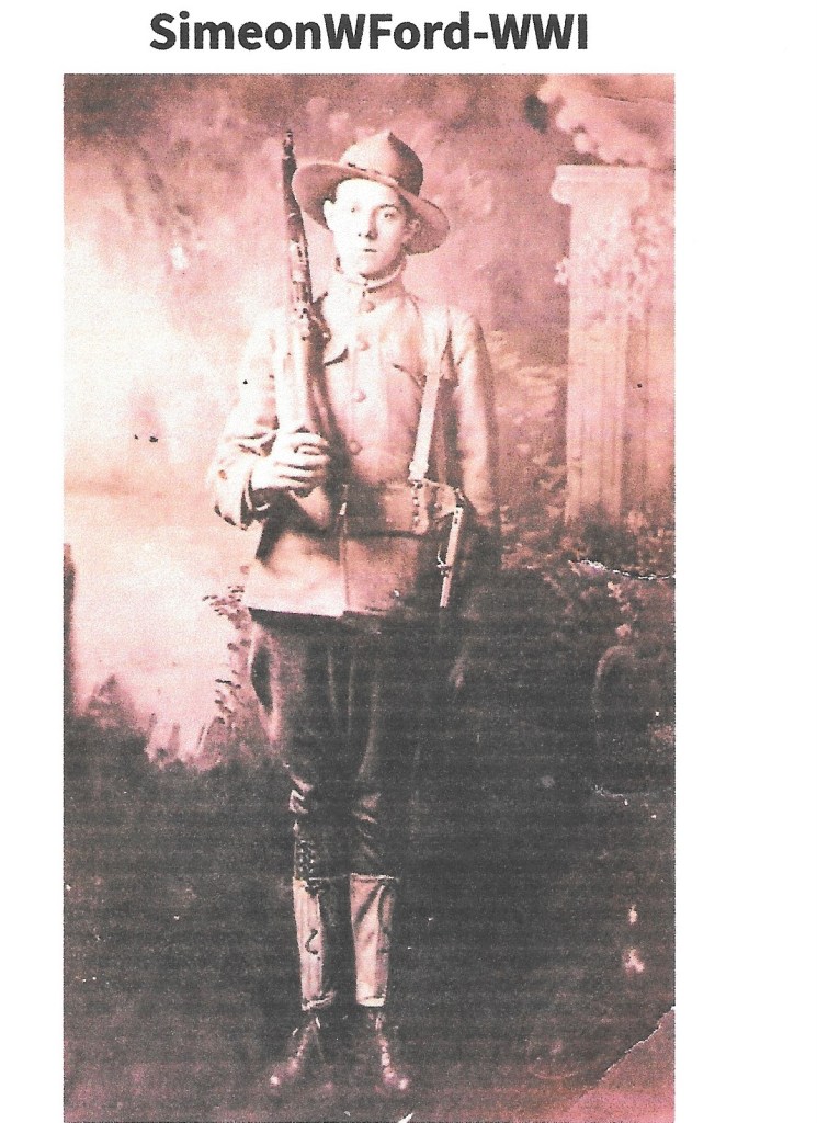 Ford, Simeon W Jr in WWI Uniform 001