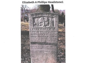 Phillips, Eliz Akers, grave, 1842, Lynchburg VA 001