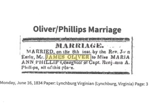 Phillips, Maria, marr, 1834, Lynchburg VA 001