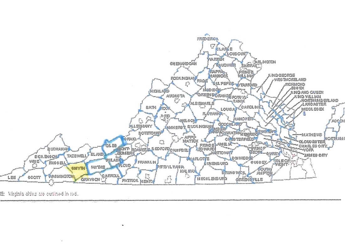 Smyth County VA Map 2 001 (2)