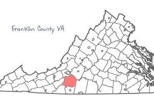 Franklin Co, VA Map 001