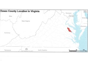 Essex County VA location in VA map 001
